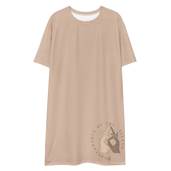 DTI Champagne T-shirt dress