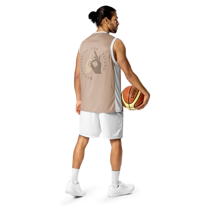 DTI Champagne unisex basketball jersey