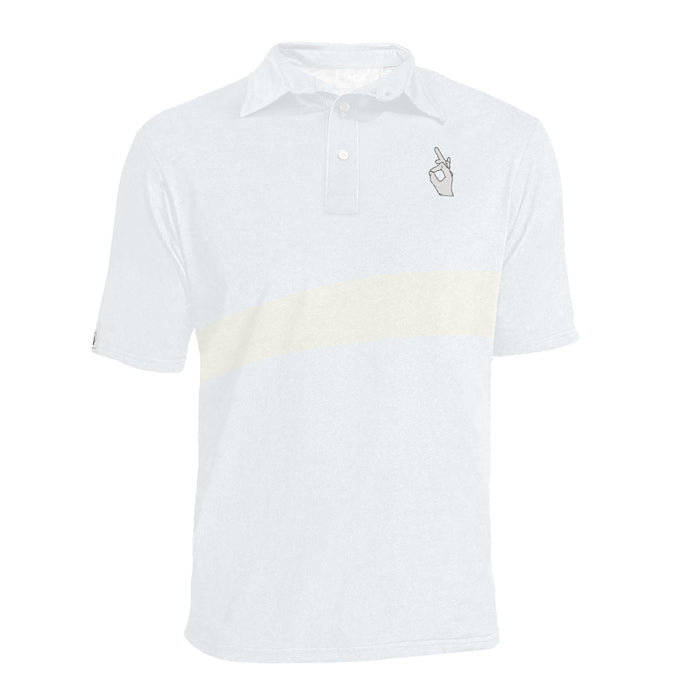 DTI Double White Men's Polo
