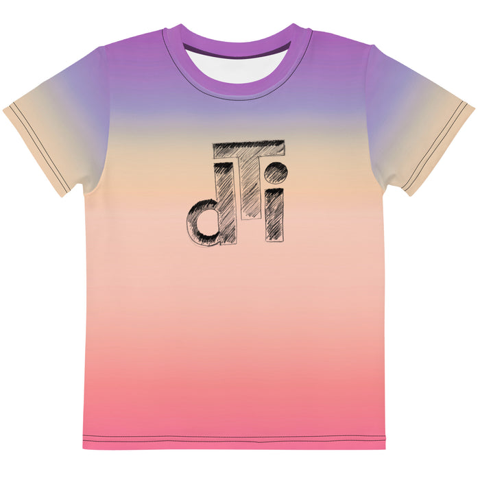 DTI Lotus Logo Kids crew neck t-shirt