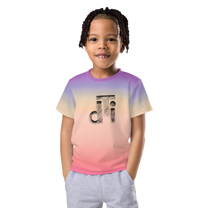 DTI Lotus Logo Kids crew neck t-shirt