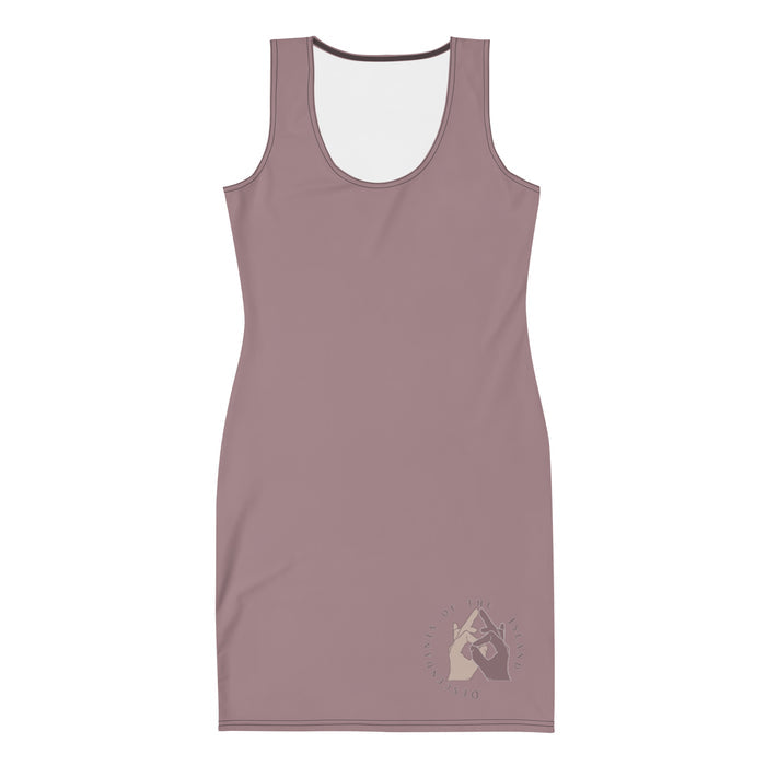 DTI Mauve Cut & Sew Dress