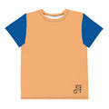 DTI Peach and Blue Youth crew neck t-shirt