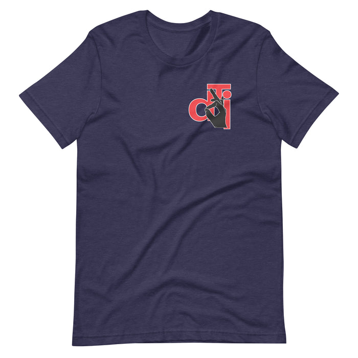 DTI Red White & Black 2 Unisex t-shirt