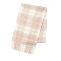 Edinburgh 100% Cashmere Scarf – Soft Warm Luxury Scarf - MACKELLAR MIX WHITE - Heritage Of Scotland -