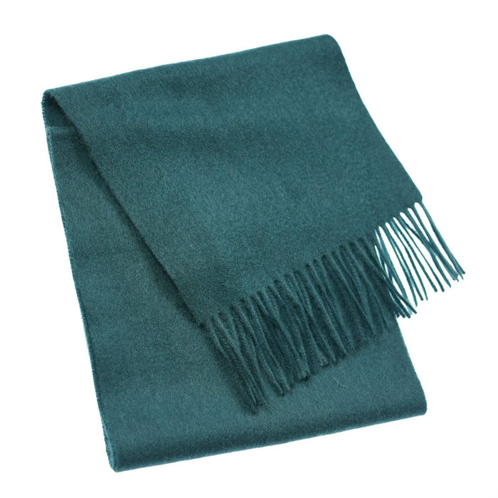 Edinburgh 100% Lambswool Scarf – Premium Soft Wool Wrap - Rainforest - Heritage Of Scotland -