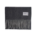 Edinburgh 100% Lambswool Tartan Scarf Herringbone Navy - Heritage Of Scotland - HERRINGBONE NAVY