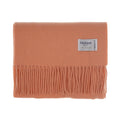 Edinburgh 100% Lambswool Tartan Scarf Peach Fuzz - Heritage Of Scotland - Peach Fuzz