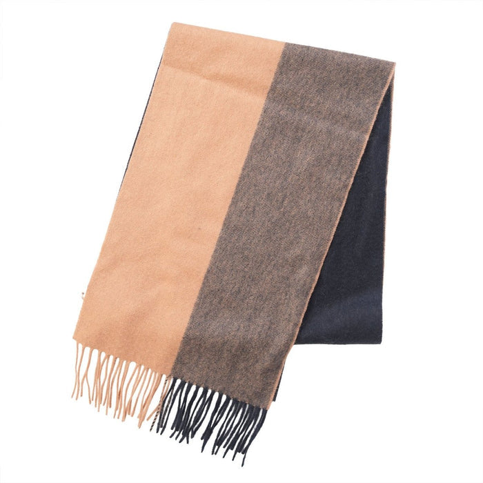 Edinburgh Cashmere Premium Lightweight Scarf - Soft Luxury Wrap - Oakwell Navy - Heritage Of Scotland -