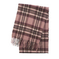 Edinburgh Cashmere Premium Lightweight Scarf - Ultra-Soft Luxury Wrap - Stewart Lilac - Heritage Of Scotland -