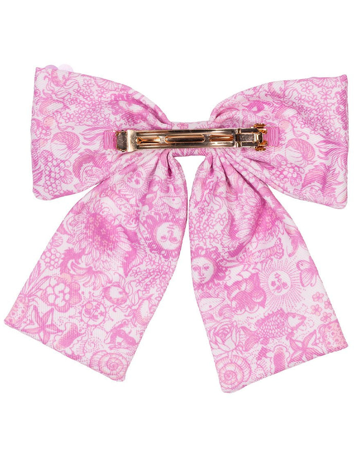 Lilly Pulitzer - Embellished Bow Barrette - Fleur De Lilly