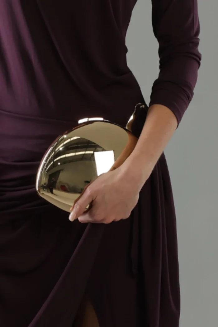Emelie Acrylic Clutch Gold - Accessory - Morgan and Taylor