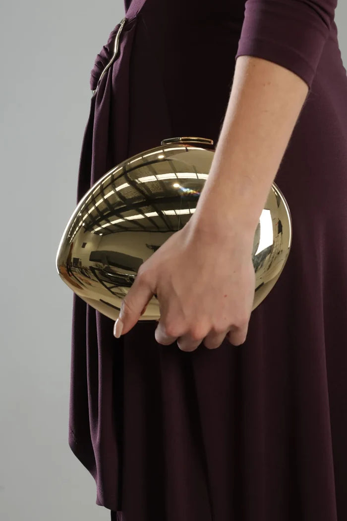 Emelie Acrylic Clutch Gold - Accessory - Morgan and Taylor