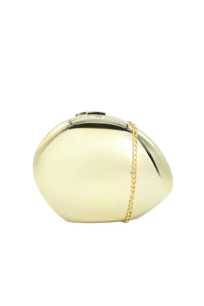 Emelie Acrylic Clutch Gold - Accessory - Morgan and Taylor