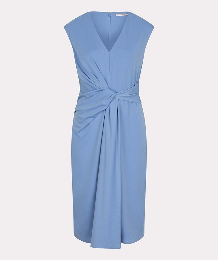 Esqualo Waist Detail Dress in Blue - Crush Marketplace