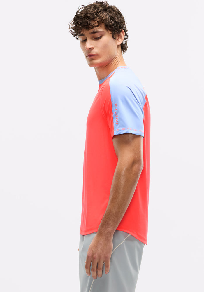 Essentials Jersey Paneled Short Sleeve