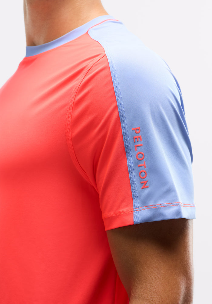 Essentials Jersey Paneled Short Sleeve