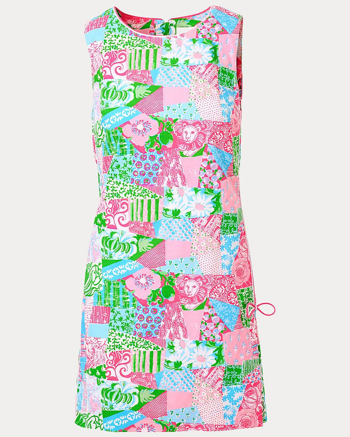 Lilly Pulitzer - Ettie Stretch Shift Dress - Multi Crazy Quilt