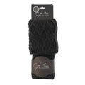 Finlay Kilt Hose – John Morrison Premium Scot Kiltmarker Socks - BLACK - Heritage Of Scotland - S