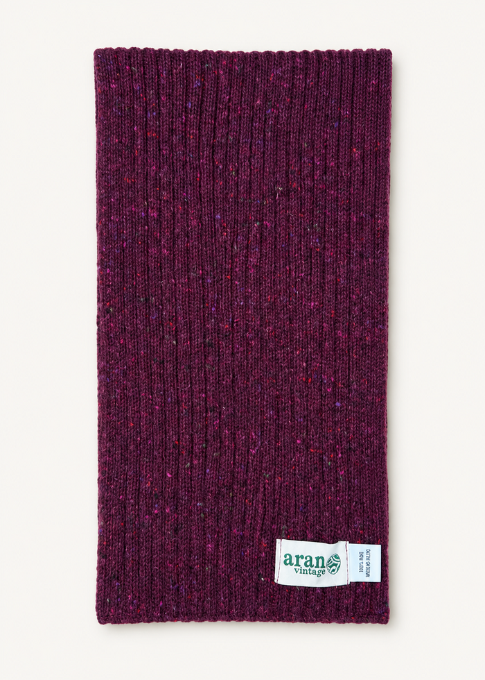 Fisherman Donegal Fleck Wool Scarf | Boradeux