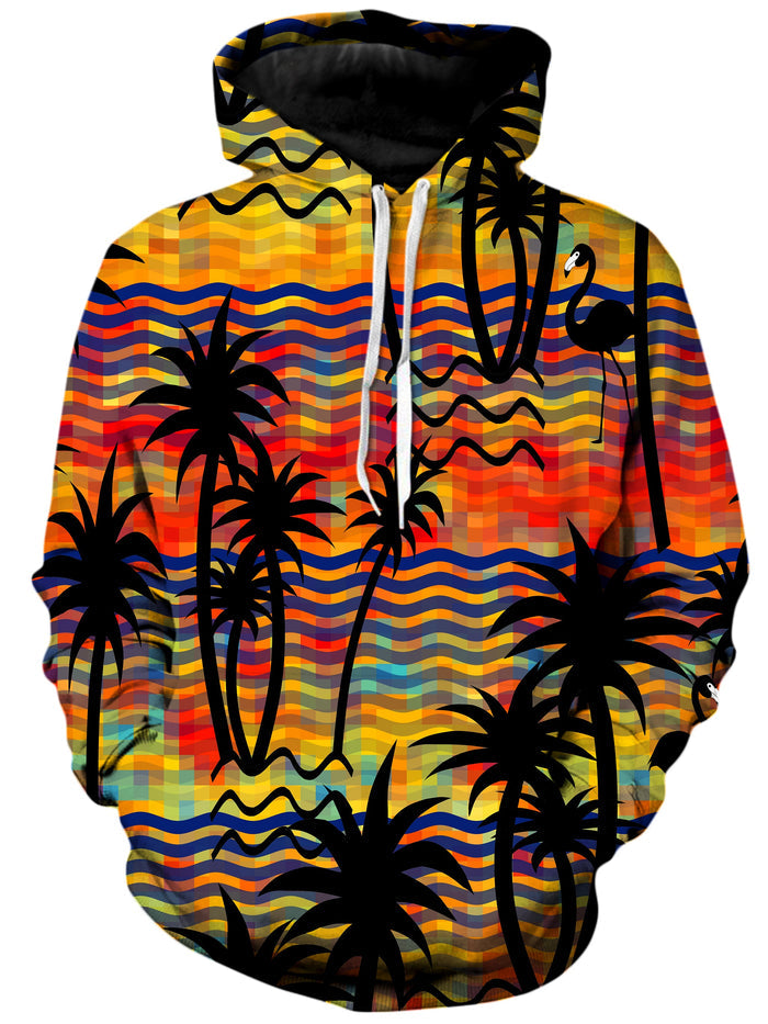 Flamingo Island Unisex Hoodie Sartoris Art Epic Hoodie