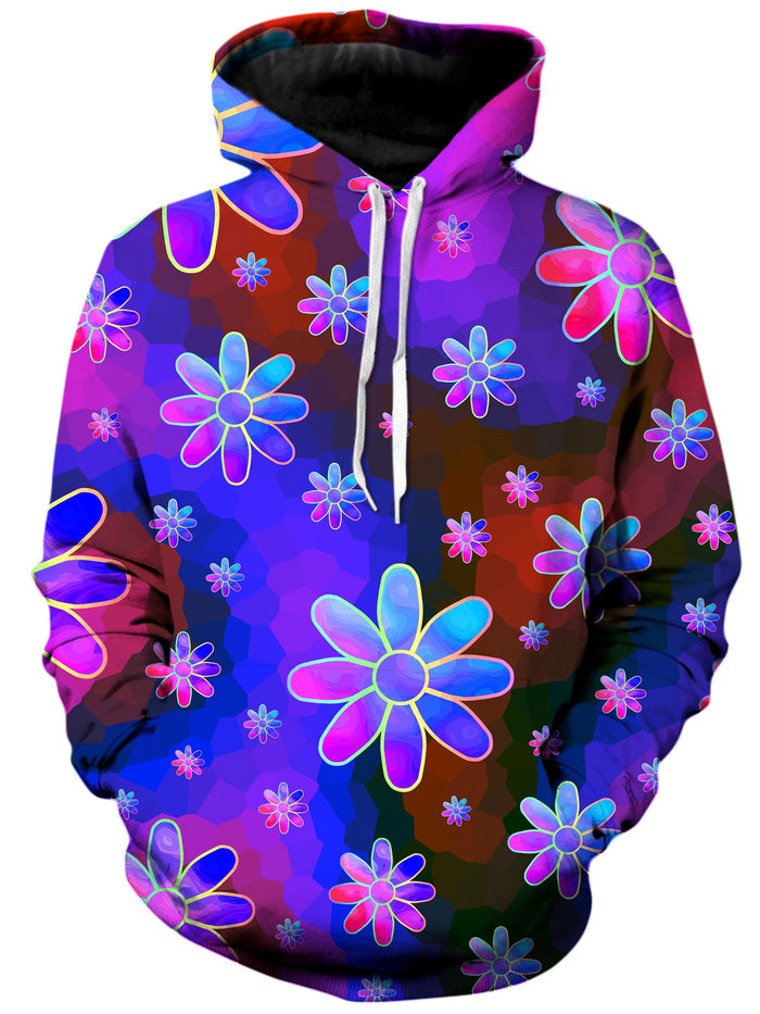 Floral Fantasy Abstract Unisex Hoodie Sartoris Art Epic Hoodie