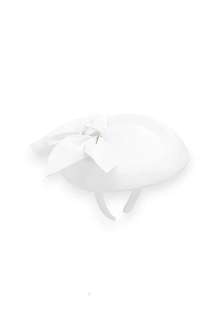 Florence Fascinator White - Accessory - Morgan and Taylor