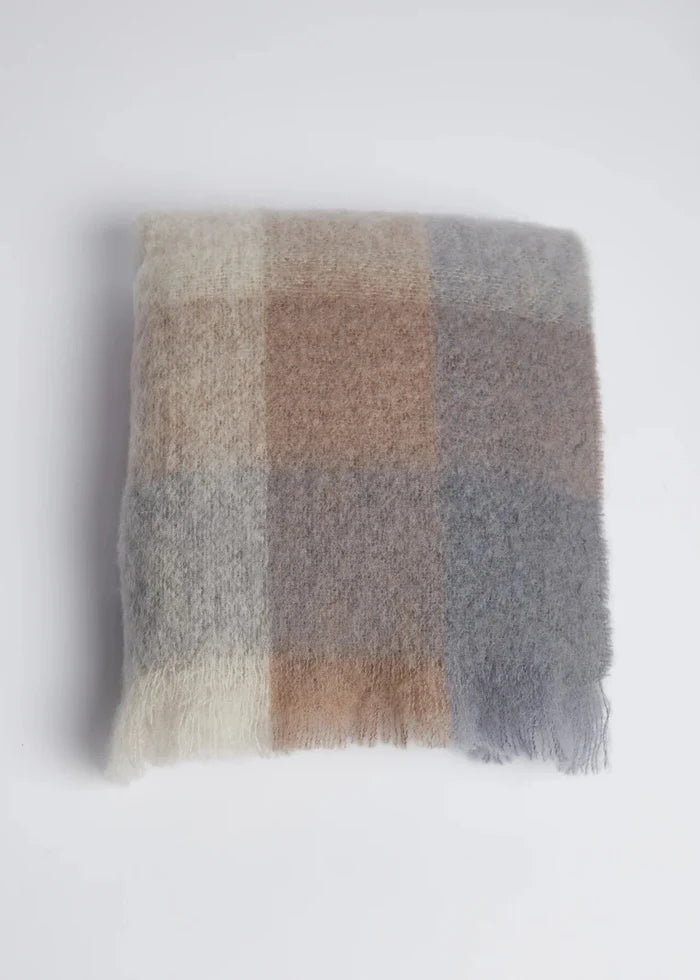 Foxford Barna Woods Mohair Throw