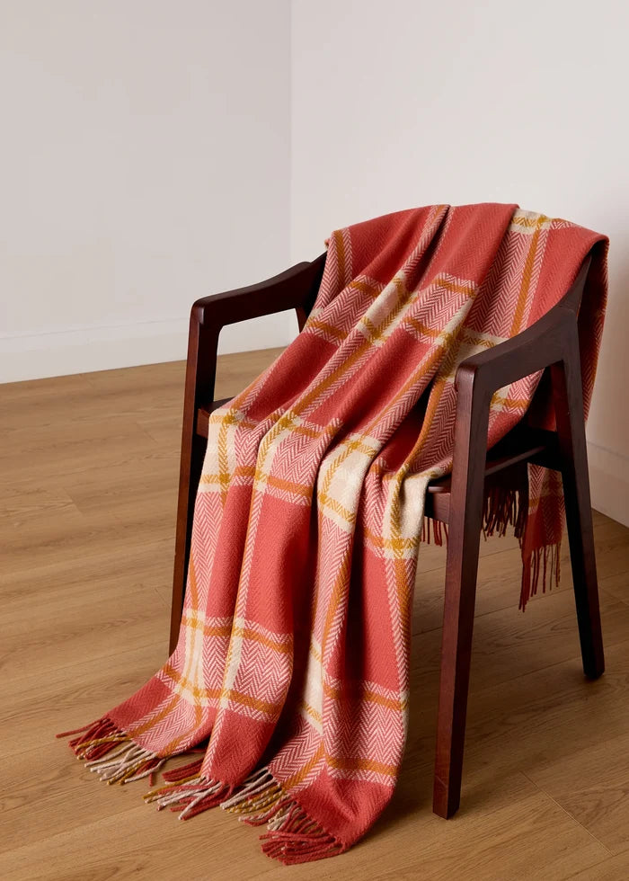 Foxford Cashmere and Lambswool Throw | Macha