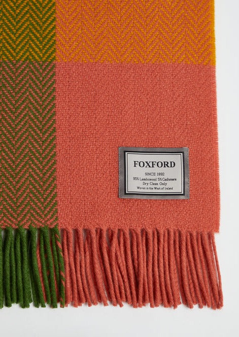 Foxford Kilcummin Cashmere Wool Throw