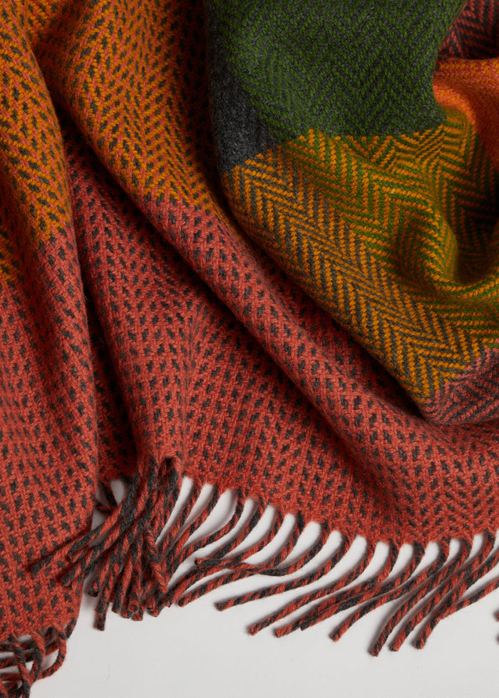 Foxford Kilcummin Cashmere Wool Throw