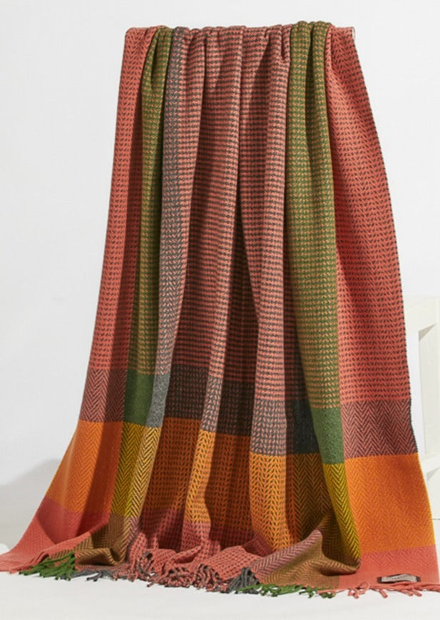 Foxford Kilcummin Cashmere Wool Throw