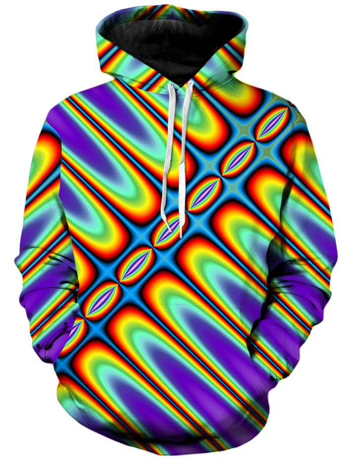 Fractal Groove Unisex Hoodie Psychedelic Pourhouse Epic Hoodie