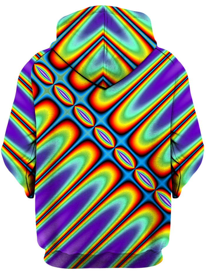 Fractal Groove Unisex Hoodie Psychedelic Pourhouse Epic Hoodie