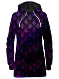 Galactic Dragon Scale Purple Hoodie Dress Noctum X Truth Epic Hoodie