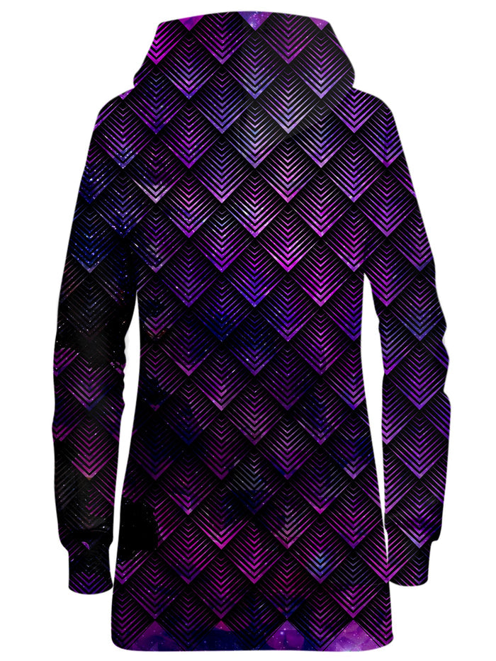 Galactic Dragon Scale Purple Hoodie Dress Noctum X Truth Epic Hoodie