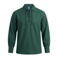 Gents Deluxe Ghillie Shirt Green - Heritage Of Scotland - GREEN / S