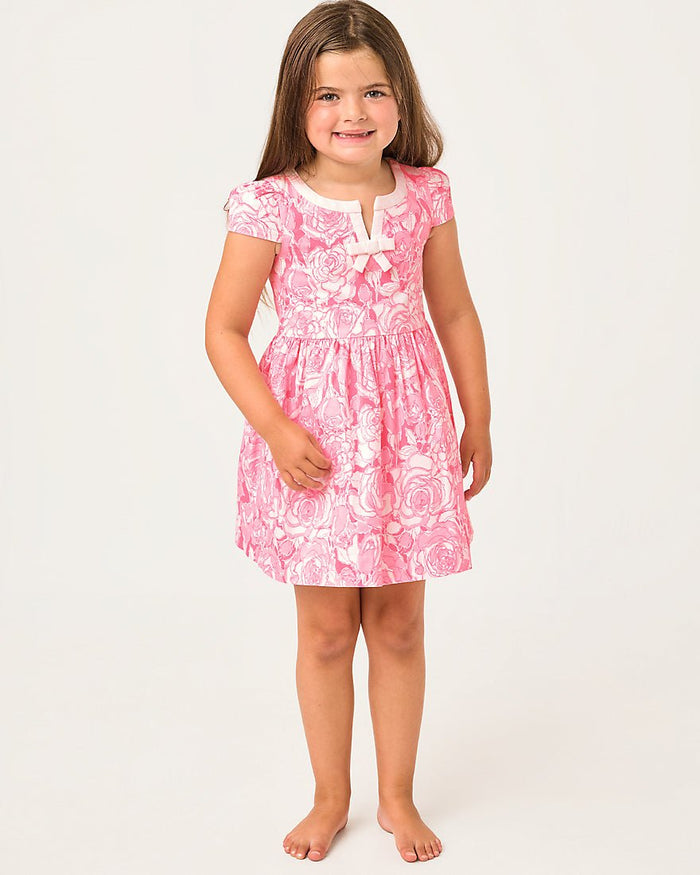 Lilly Pulitzer - Girls Louise Dress - Confetti Pink Lil Rosanna
