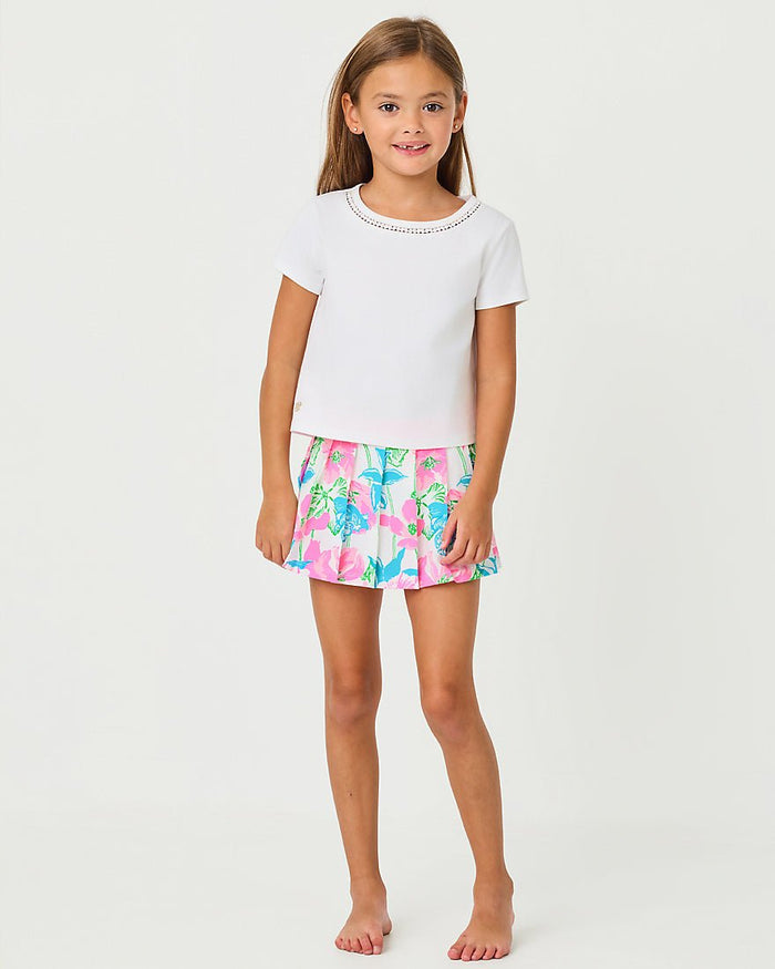 Lilly Pulitzer - Girls Mini Clairmont Top - Resort White