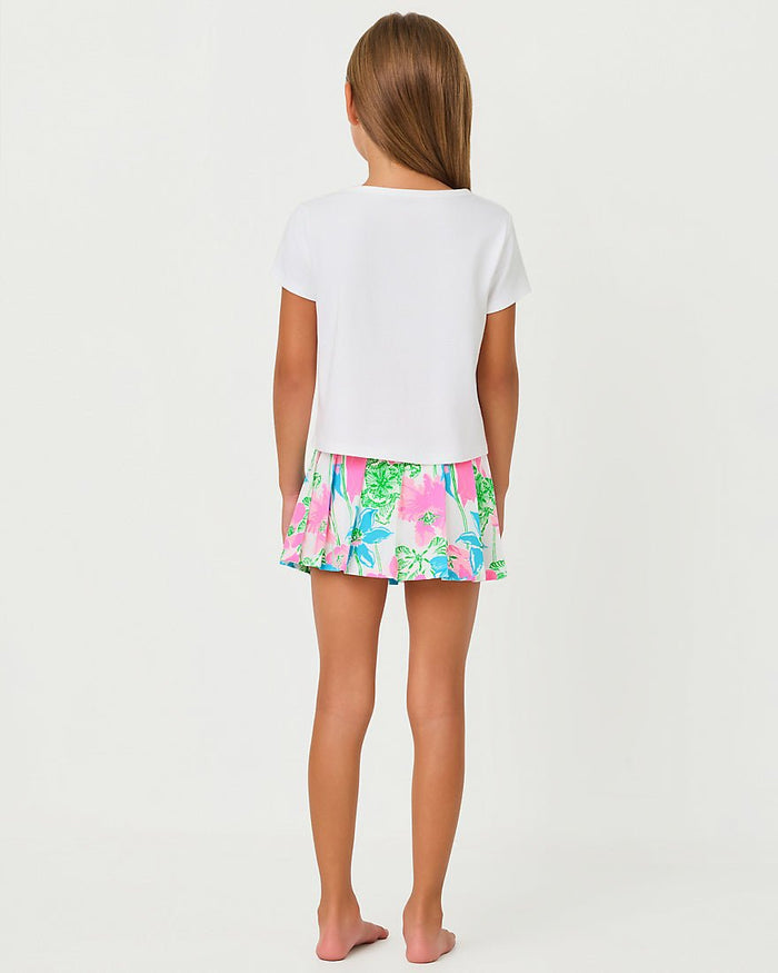 Lilly Pulitzer - Girls Mini Clairmont Top - Resort White