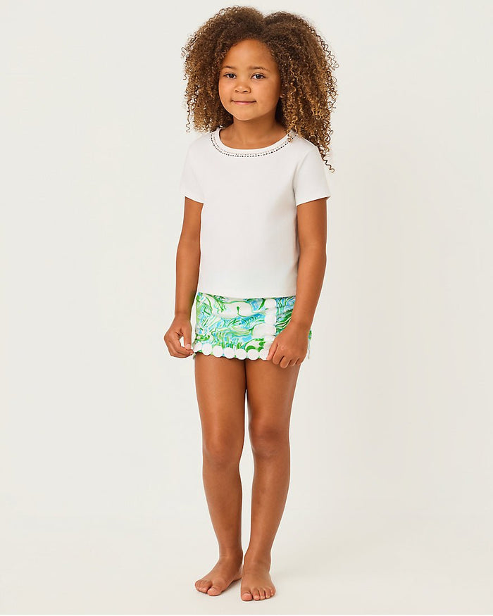 Lilly Pulitzer - Girls Mini Michelina Skort - Capri Blue Galloping Gals