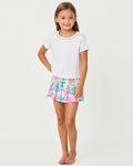 Lilly Pulitzer - Girls Sylvana Skort - Resort White Viney Liney