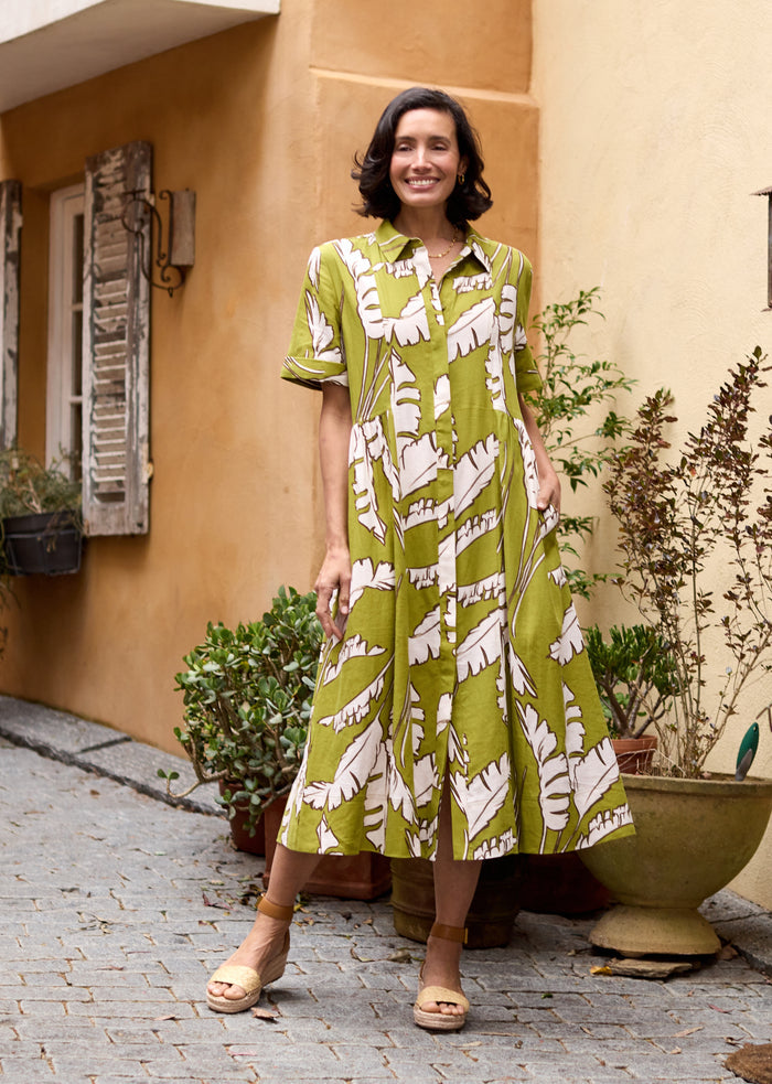 GISELLE SHIRTDRESS - ANOUK PRINT - PETITE