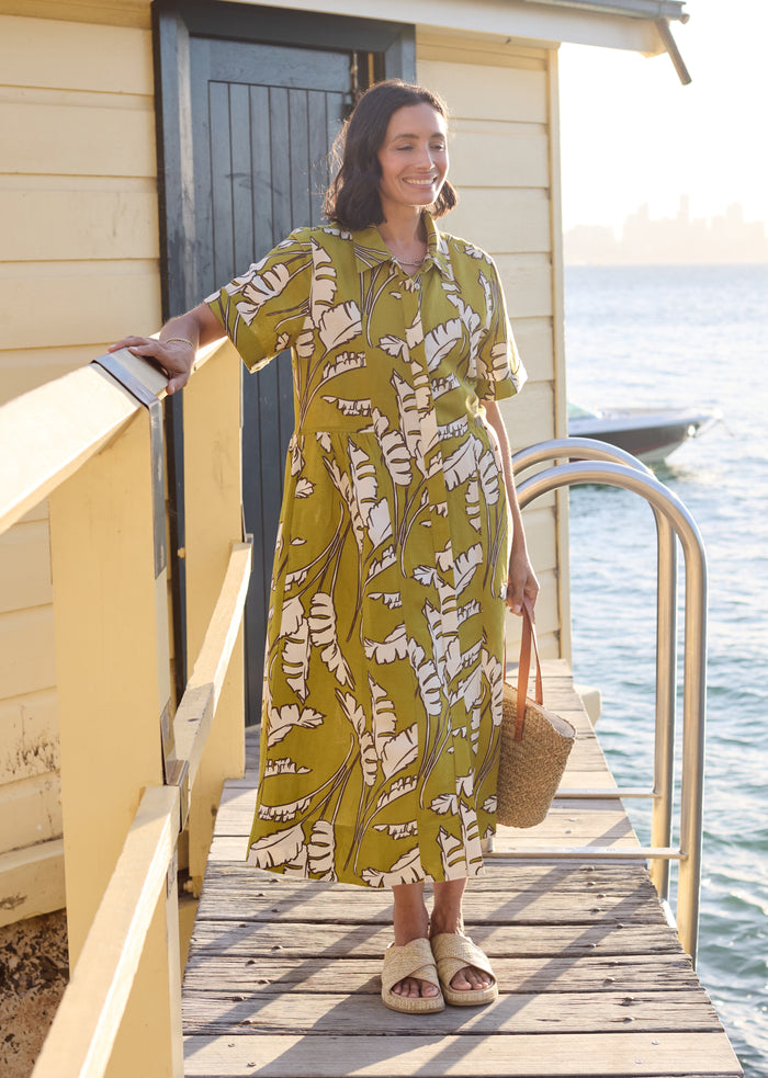 GISELLE SHIRTDRESS - ANOUK PRINT - PETITE