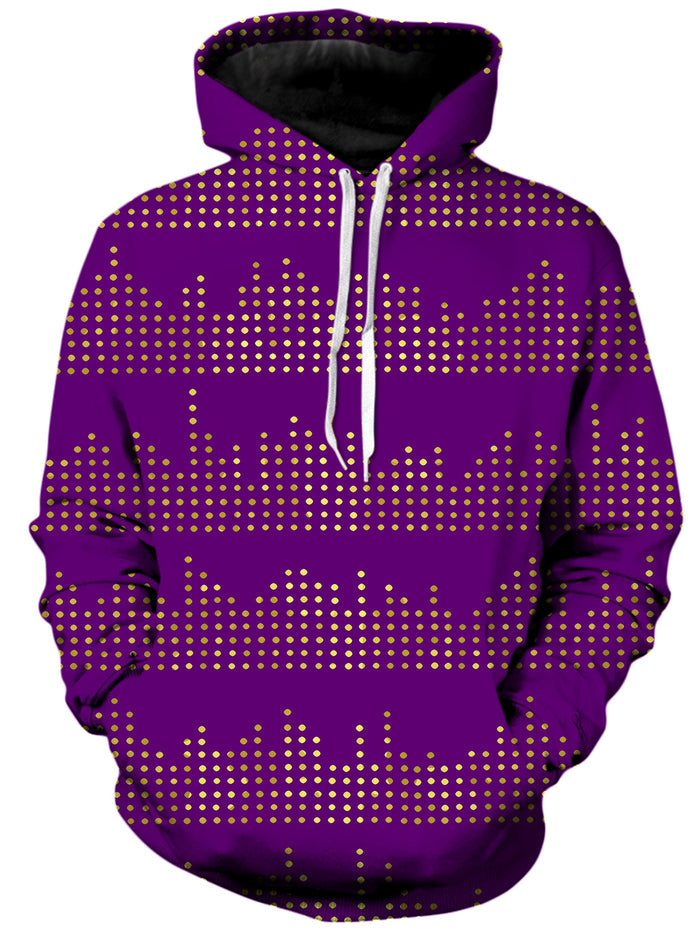Gold Equalizer Beats Unisex Hoodie Sartoris Art Epic Hoodie