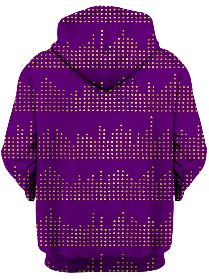 Gold Equalizer Beats Unisex Hoodie Sartoris Art Epic Hoodie