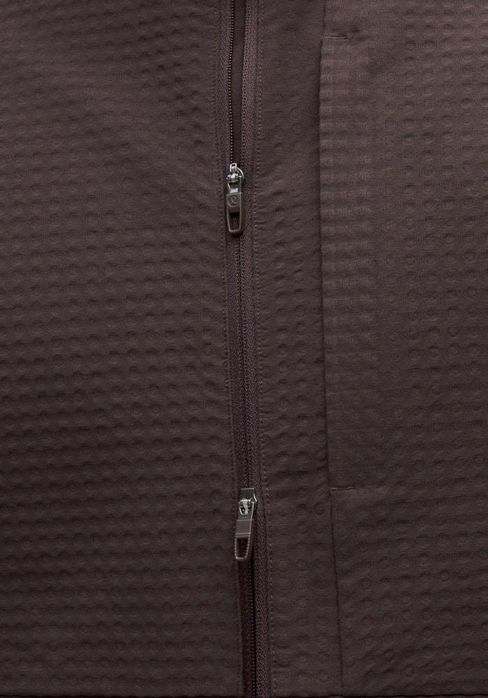 Grid Fleece Full-Zip Jacket