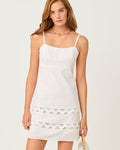 Lilly Pulitzer - Haliey Dress - Resort White Sunshowers Embroidery