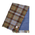 Harris Tweed Fringed Scarf with Fleece Back - MacLeod Tartan - Heritage Of Scotland -