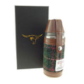 Harris Tweed Hunting Flask - Heritage Of Scotland - Dark Green & Plum Check (COL107)